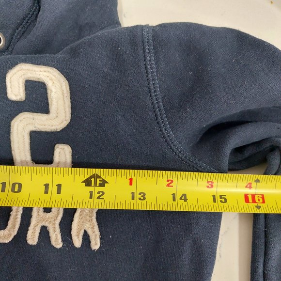 Abercrombie Youth Girl  Navy Hoodie, Size M, - Picture 5 of 5